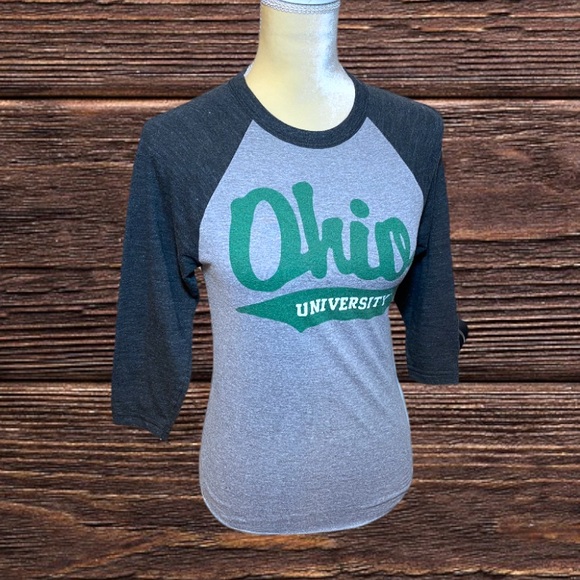 HOMAGE Ohio University Bobcats Baseball Tee - Picture 1 of 4